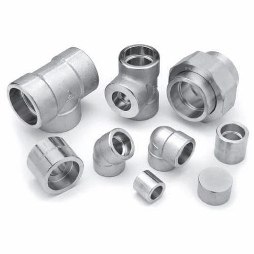Stainless steel forged fittings assortment