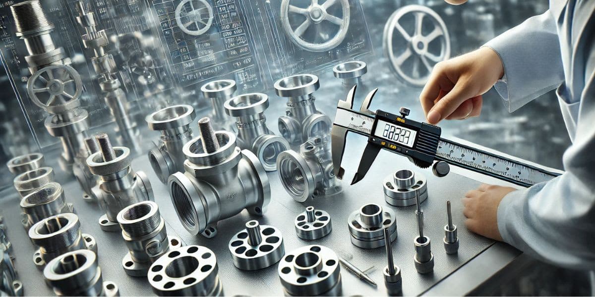 Caliper measurement during quality control