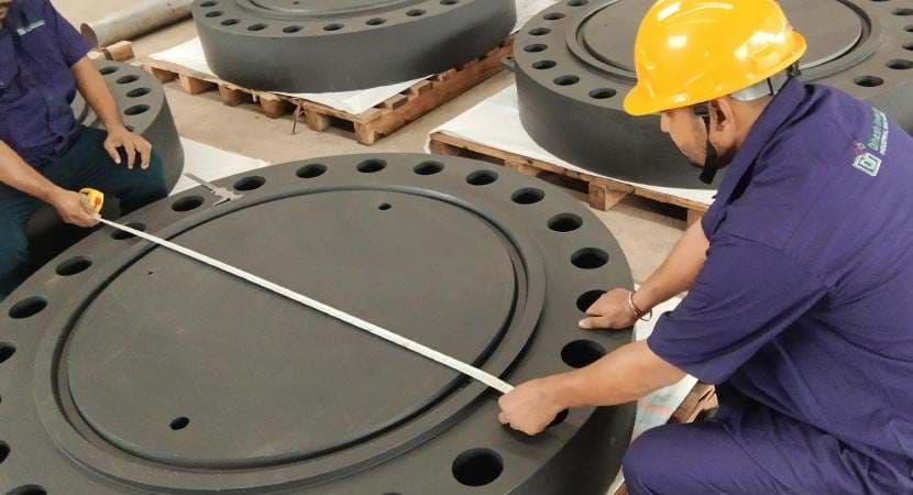 Flange inspection detail